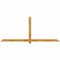 Ekena Millwork Eugene Rough Sawn Timber Gable Bracket, Western Red Cedar, 96"W x 40"H x 2"D x 4"F, 10/12 Pitch GBW096X40X0204EUG00RWR - alternate 1